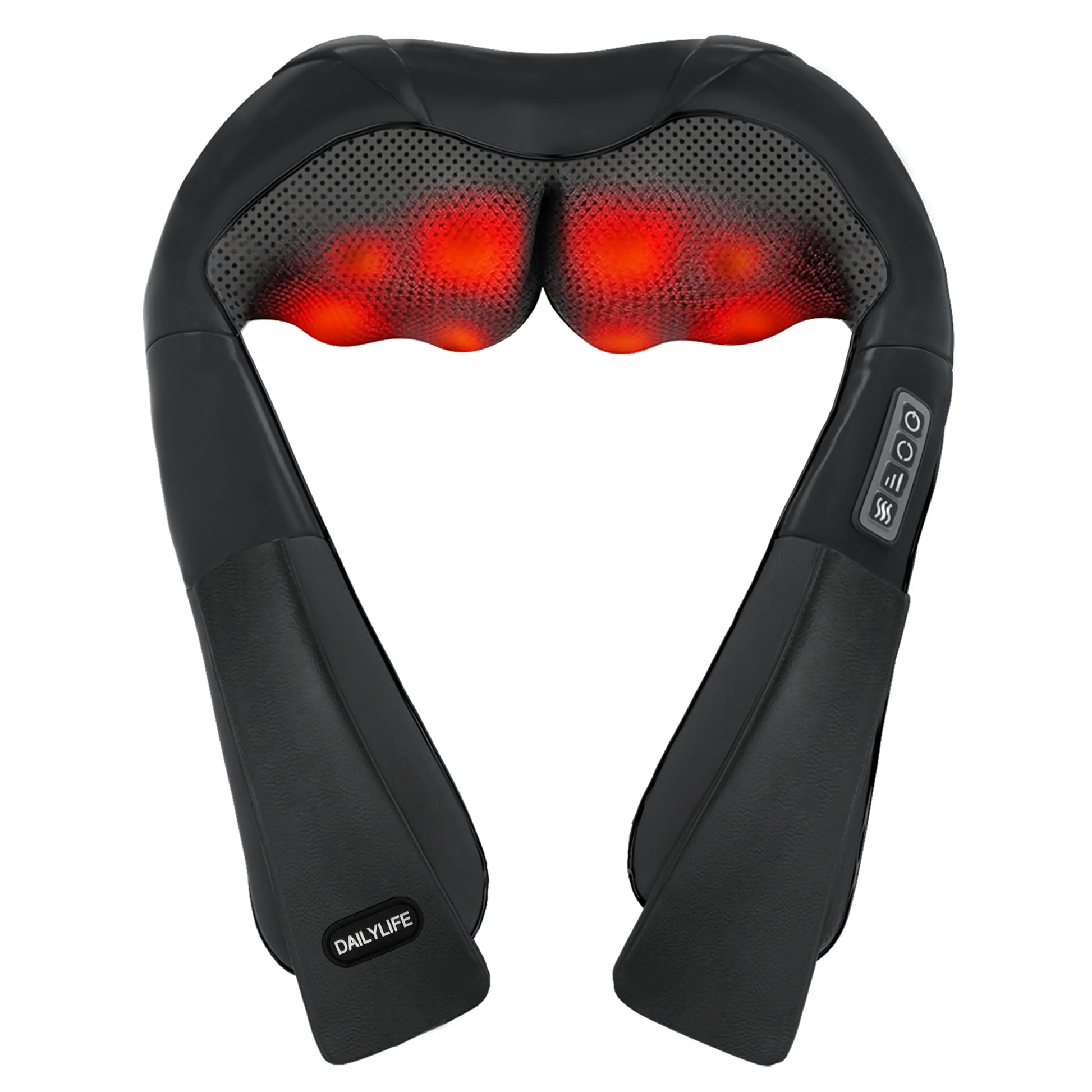DAILYLIFE Shiatsu Neck and Back Massager, Electric Shoulder Massager, Car Neck Massage Pillow for Neck, Back, Shoulder, Foot, Leg Massage, Relieve Muscle Pain, Perfect Present for Man/Woman/Family
