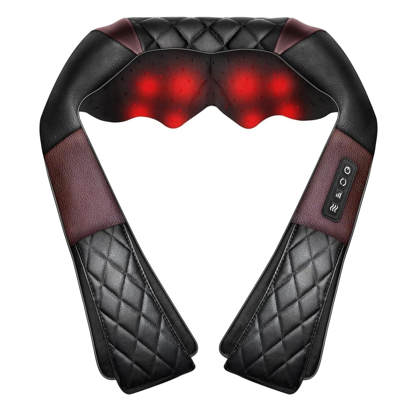 DAILYLIFE Shiatsu Neck and Back Massager, Electric Shoulder Massager, Car Neck Massage Pillow for Neck, Back, Shoulder, Foot, Leg Massage, Relieve Muscle Pain, Perfect Present for Man/Woman/Family